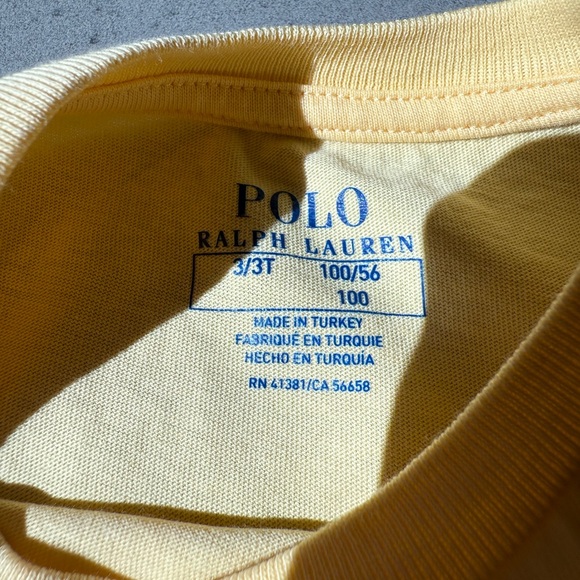 Ralph Lauren Kids Yellow Polo Bear T-Shirt - Picture 7 of 7